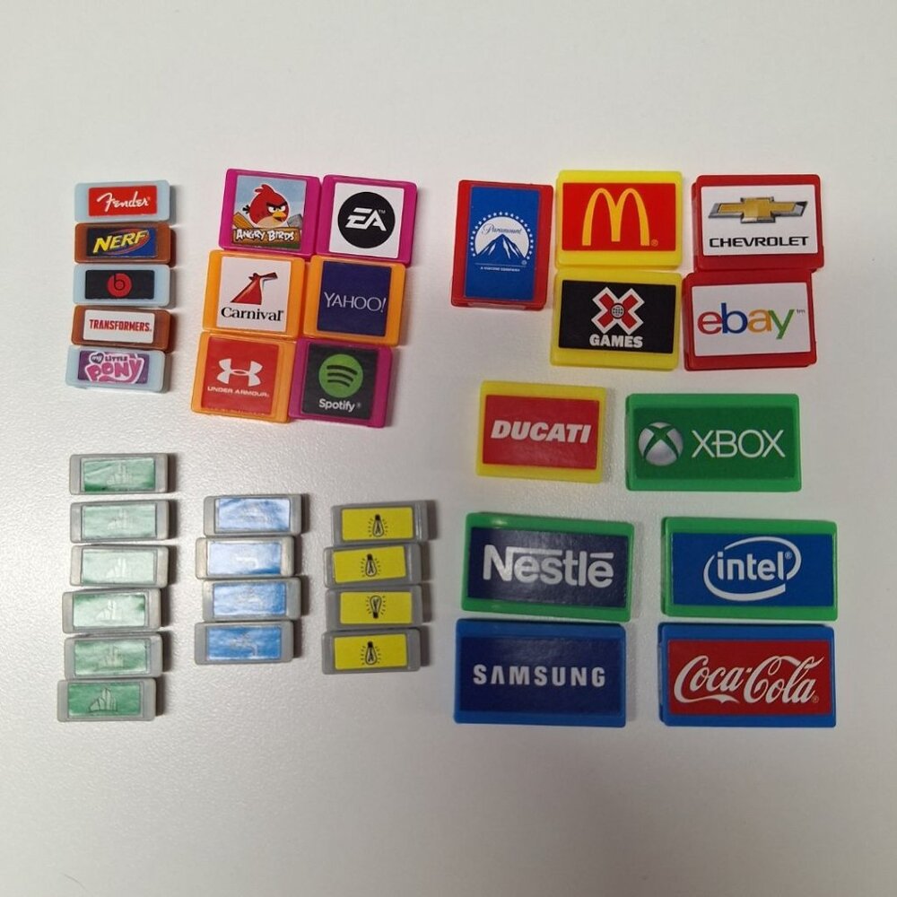 Monopoly Empire 2014‎ Replacement Property Tokens Tiles Business Office Deeds